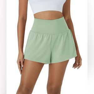 Halara SoftlyZero Airy High Waisted Cool Touch Yoga Athletic Shorts